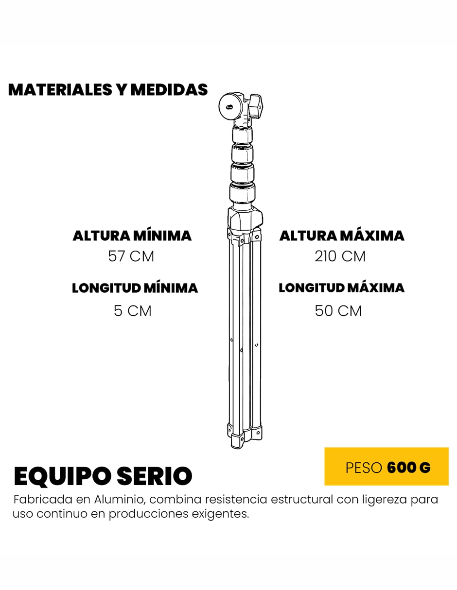Tripie Livlux de aluminio