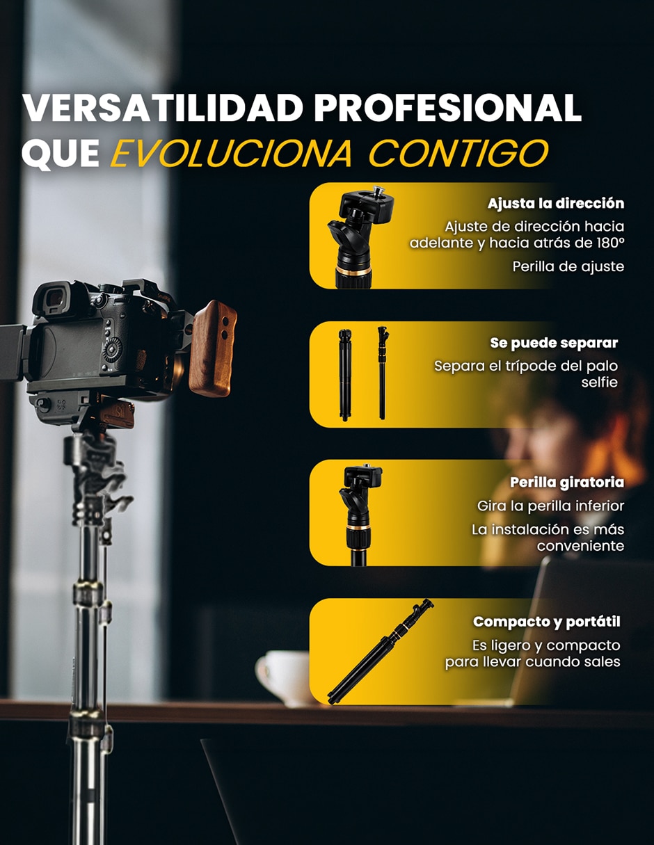 Tripie Livlux de aluminio
