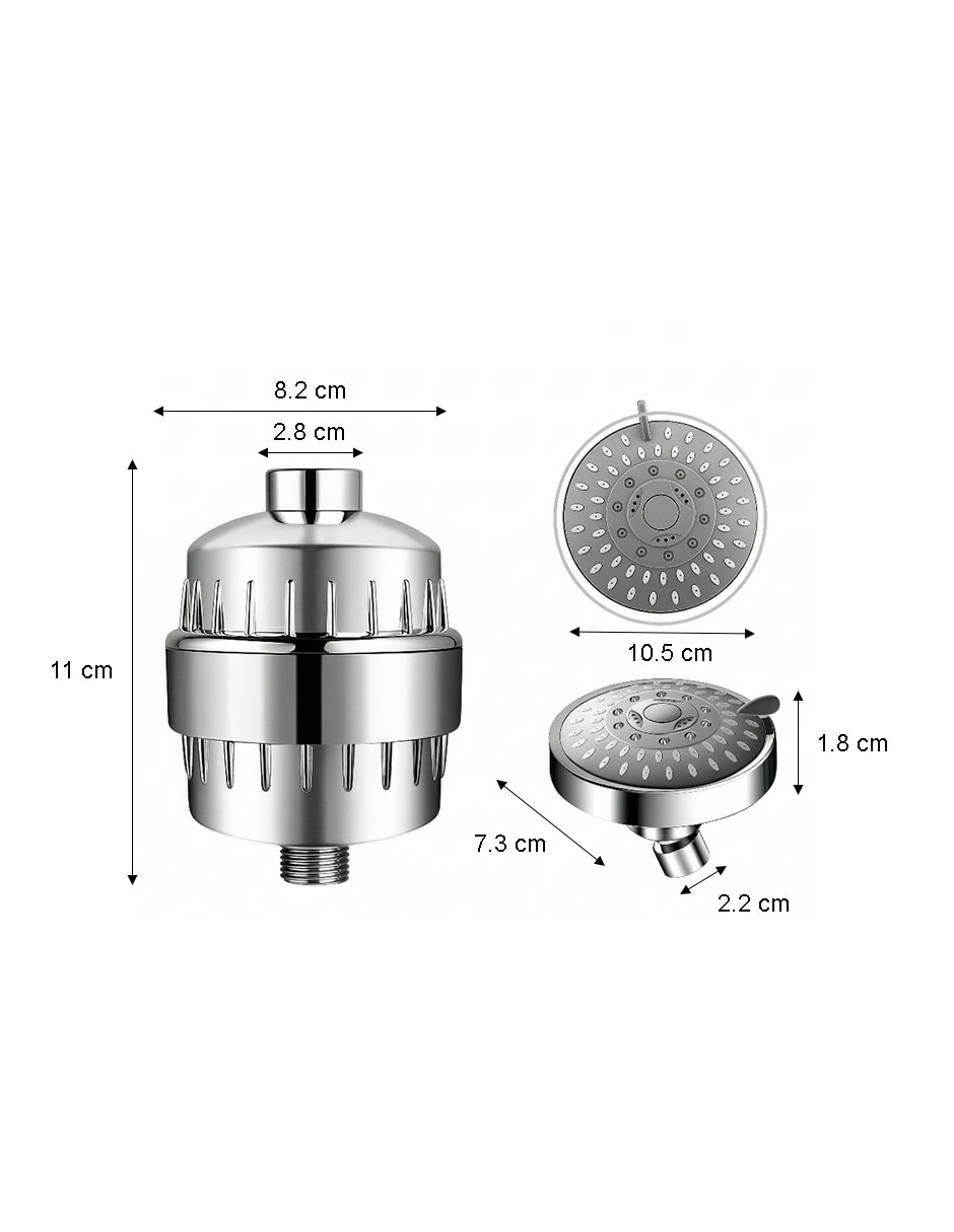 Juego de accesorios para baño de acero inoxidable 8 piezas 5