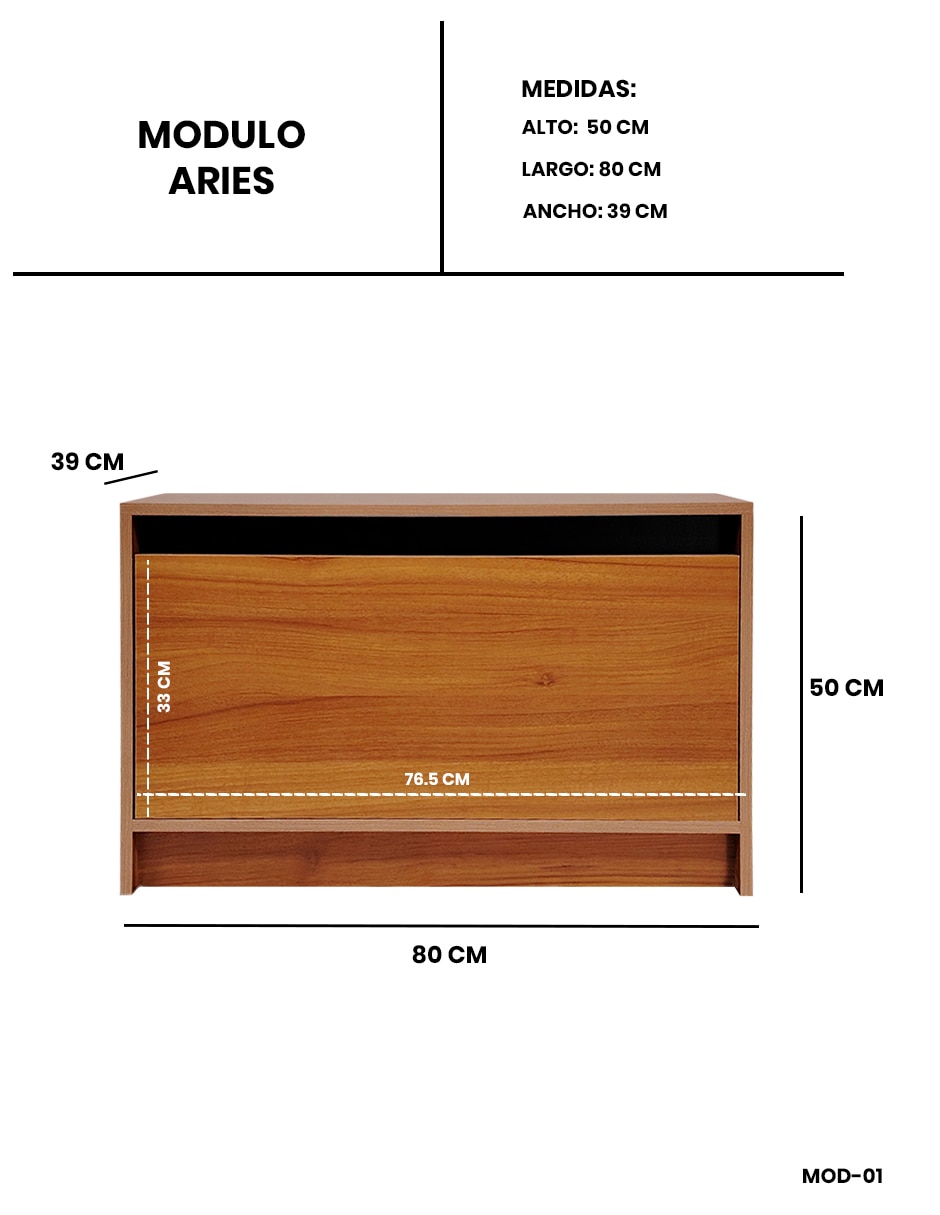 Baúl de MDF Aries 8