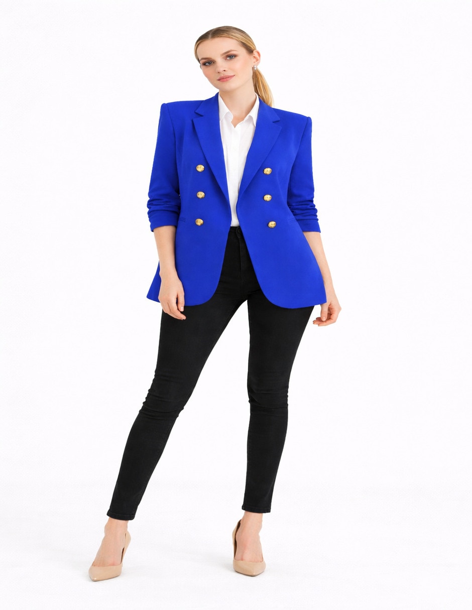 Blazer casual Pecana
