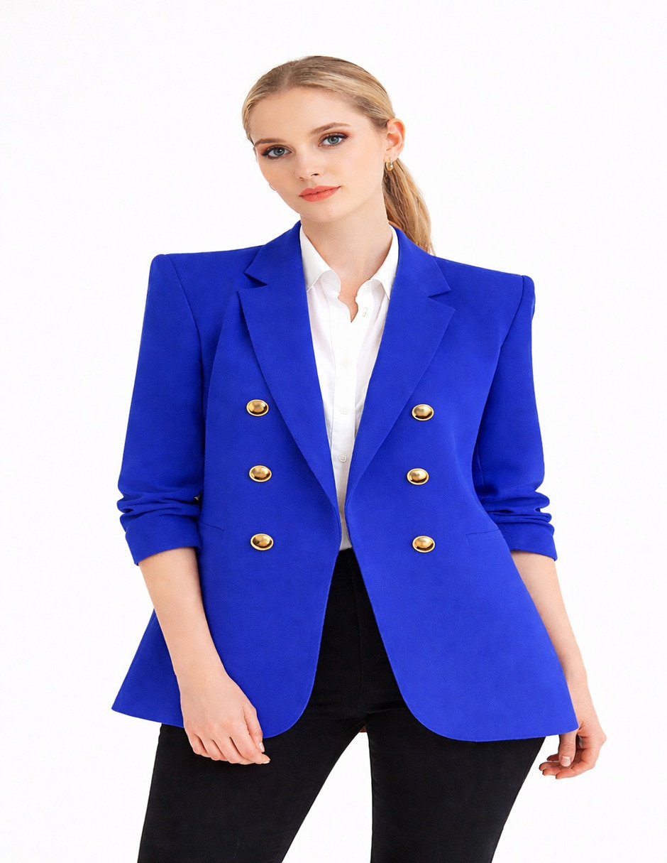 Blazer casual Pecana