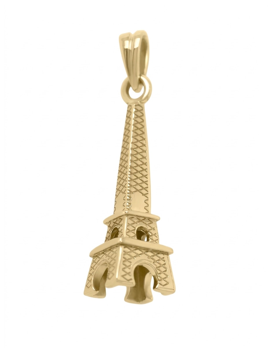 Dije de Torre Eiffel de Oro 14 K