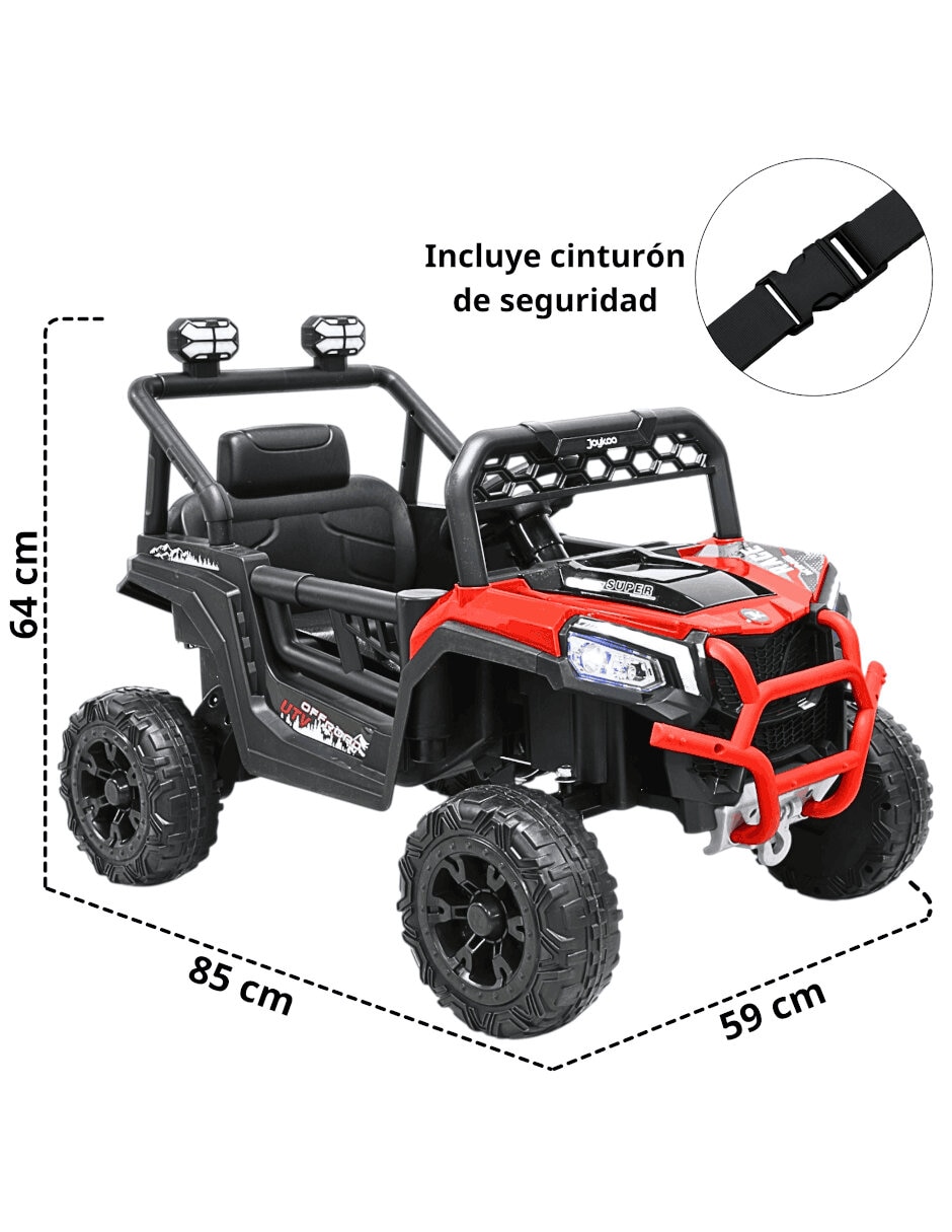 Automóvil montable con control remoto Joykoo Buggy Todoterreno recargable unisex