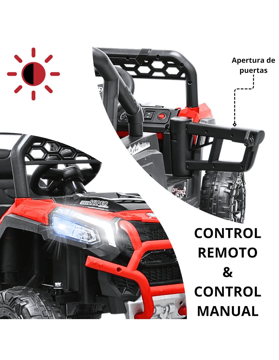 Automóvil montable con control remoto Joykoo Buggy Todoterreno recargable unisex