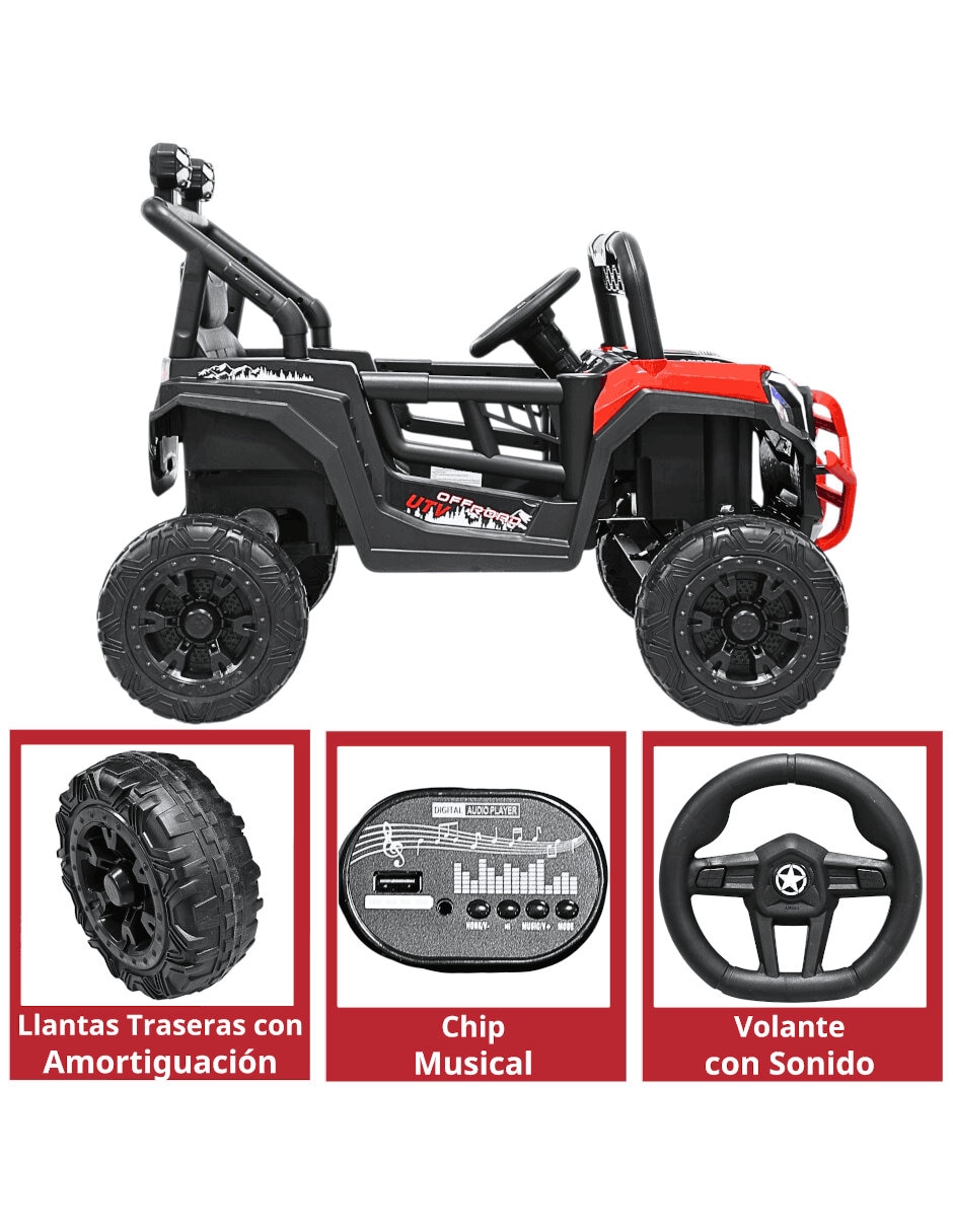 Automóvil montable con control remoto Joykoo Buggy Todoterreno recargable unisex