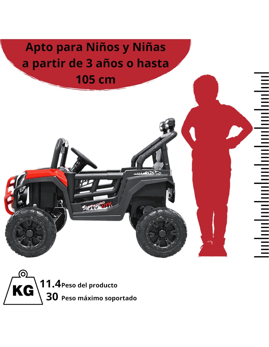 Automóvil montable con control remoto Joykoo Buggy Todoterreno recargable unisex