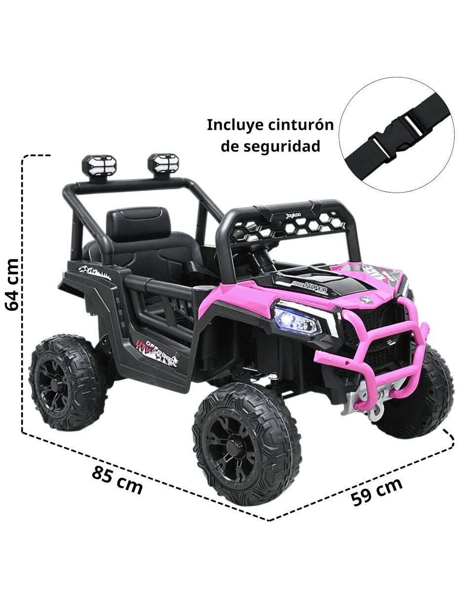 Automóvil montable con control remoto Buggy Todoterreno recargable unisex 7