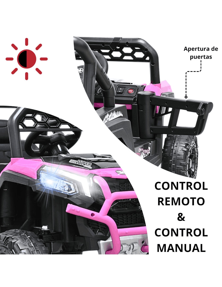Automóvil montable con control remoto Buggy Todoterreno recargable unisex 2
