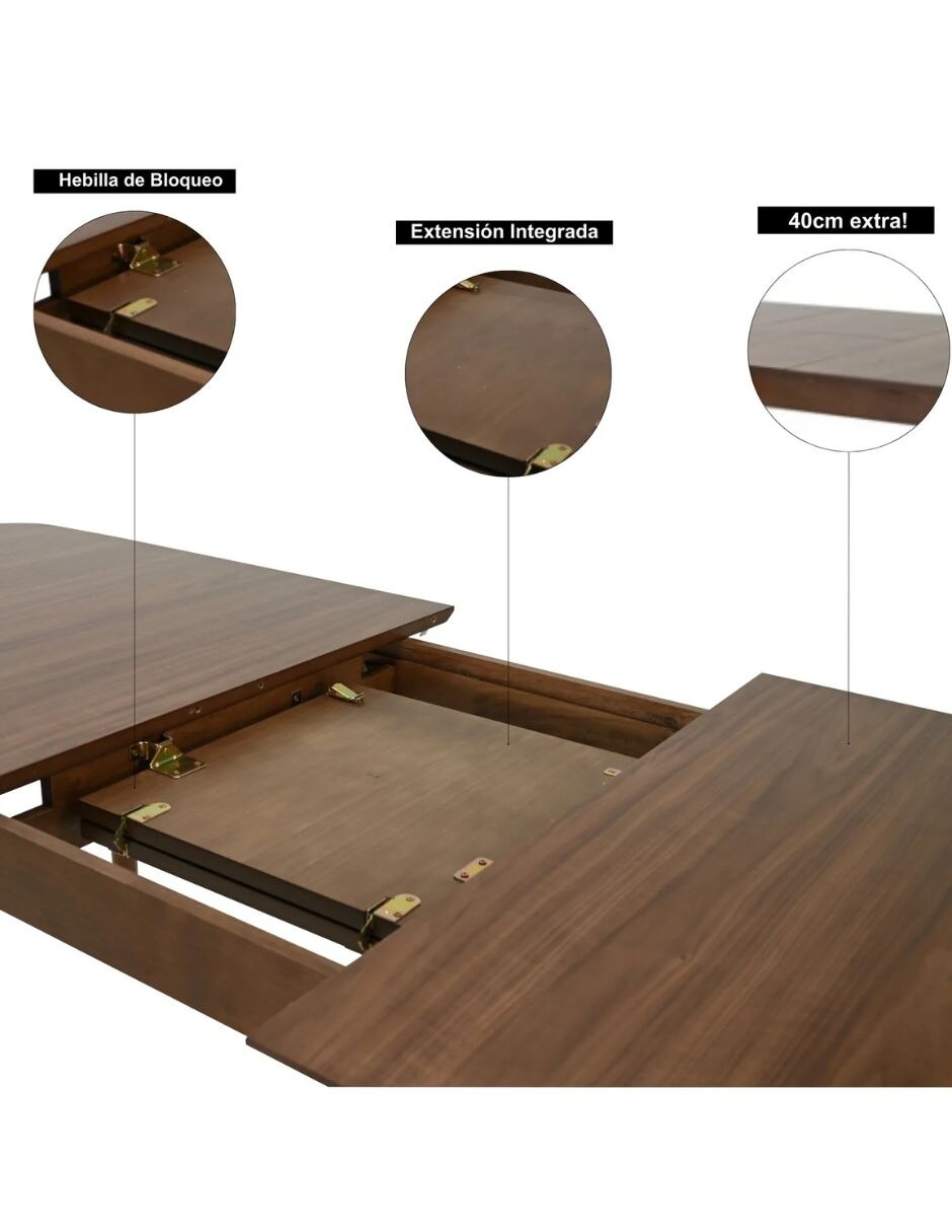Comedor Austin Extensible para 6 personas 7