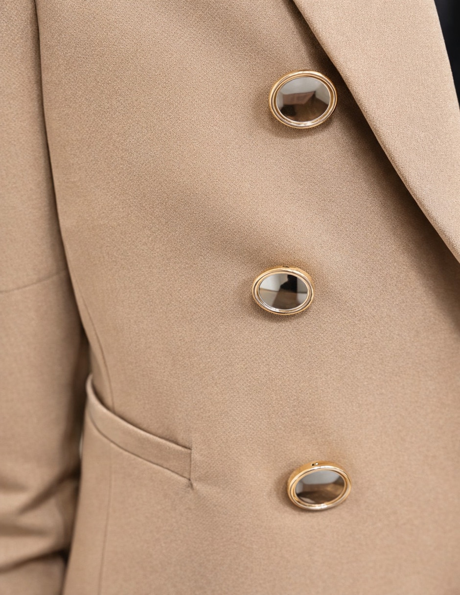 Blazer casual Pecana