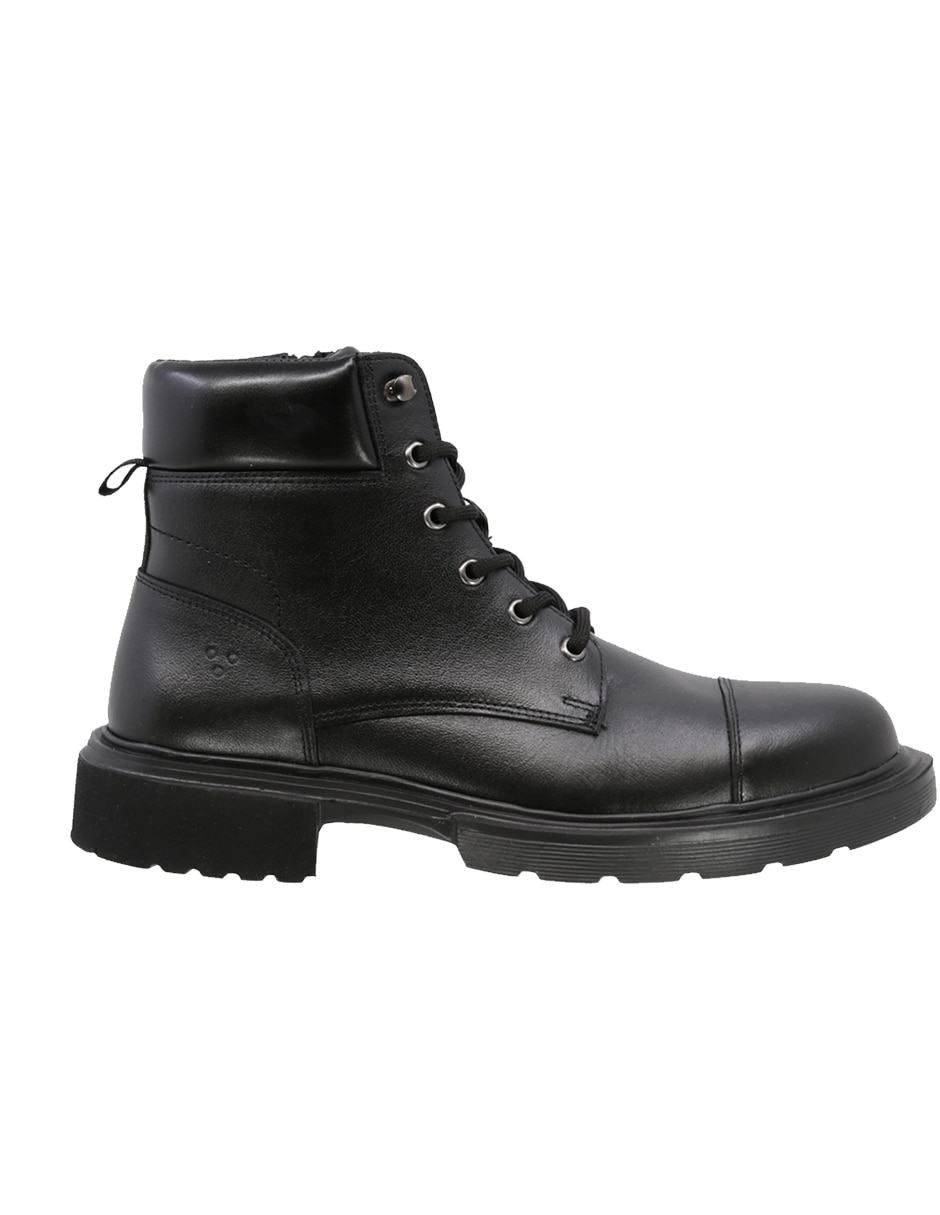 Triples casual de piel para hombre