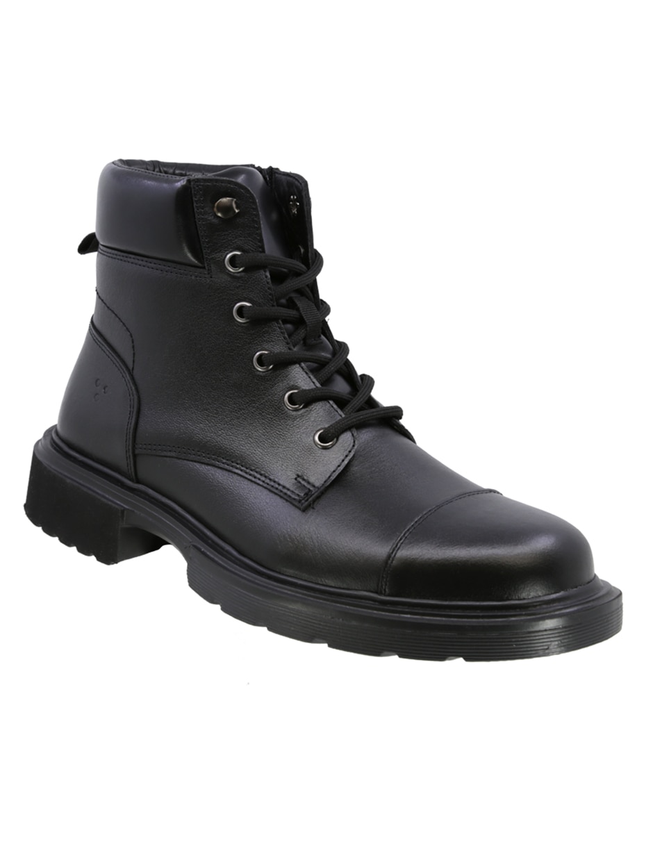 Triples casual de piel para hombre