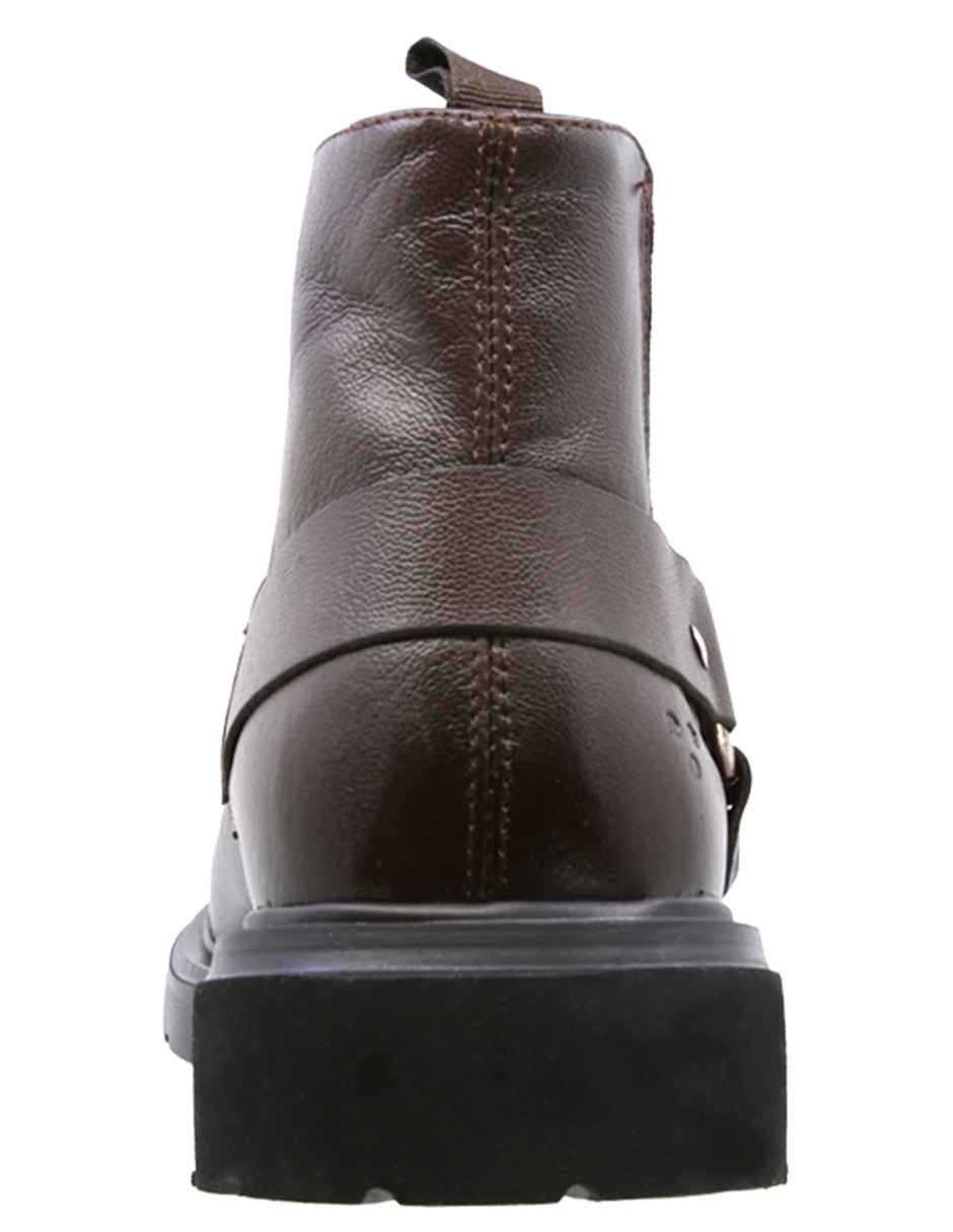Triples casual de piel para hombre