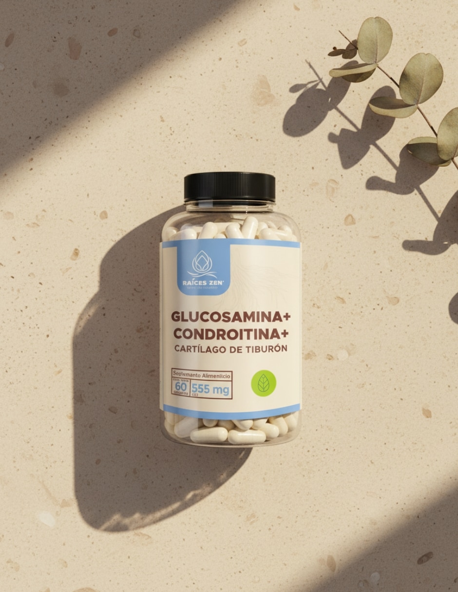 Glucosamina Condroitina + Raíces Zen Raices Zen de 60 cap