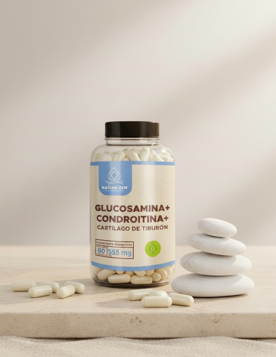 Glucosamina Condroitina + Raíces Zen Raices Zen de 60 cap