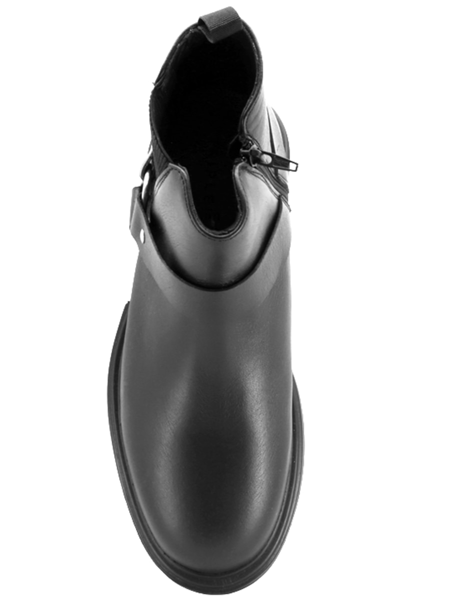 Triples casual de piel para hombre