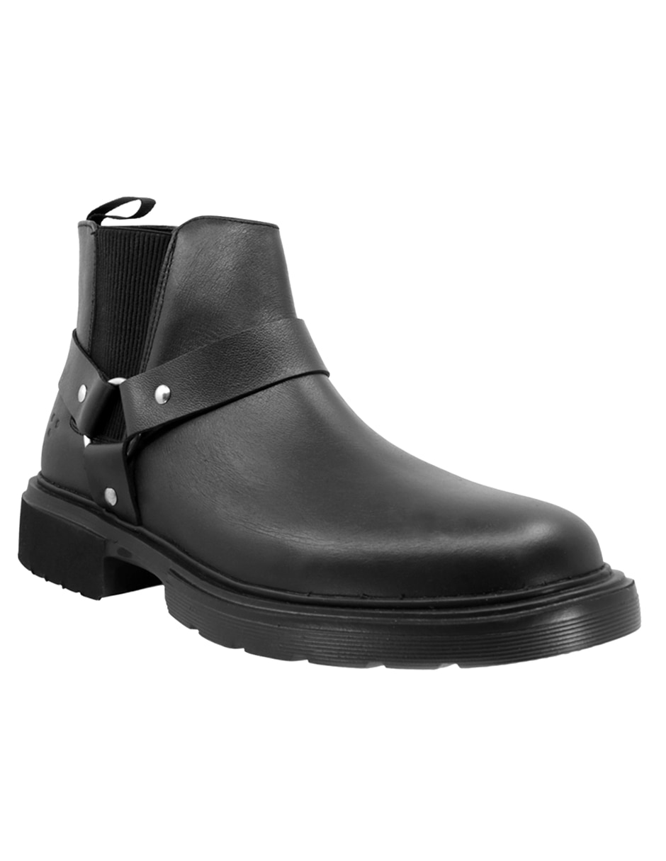 casual de piel para hombre