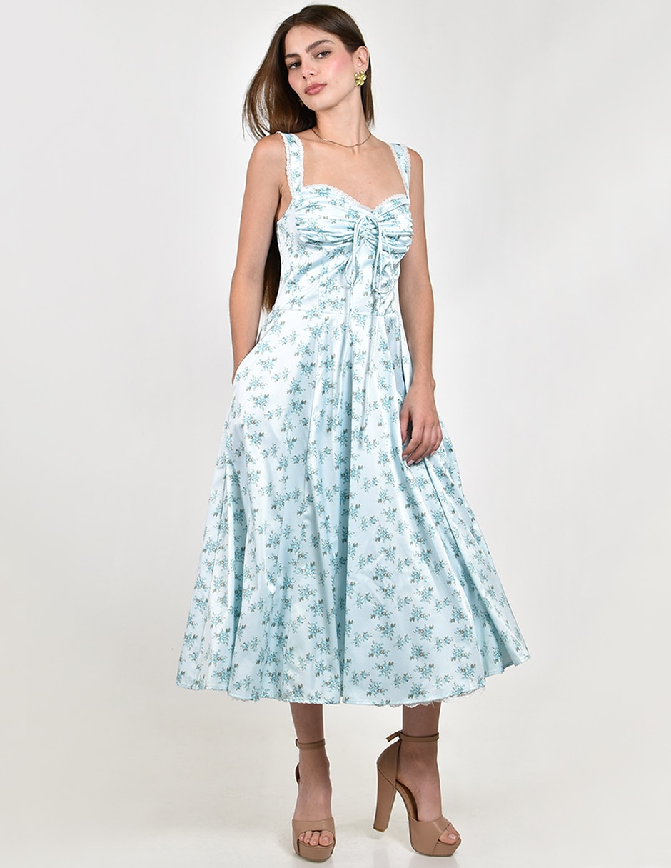 Vestido midi casual para mujer 4