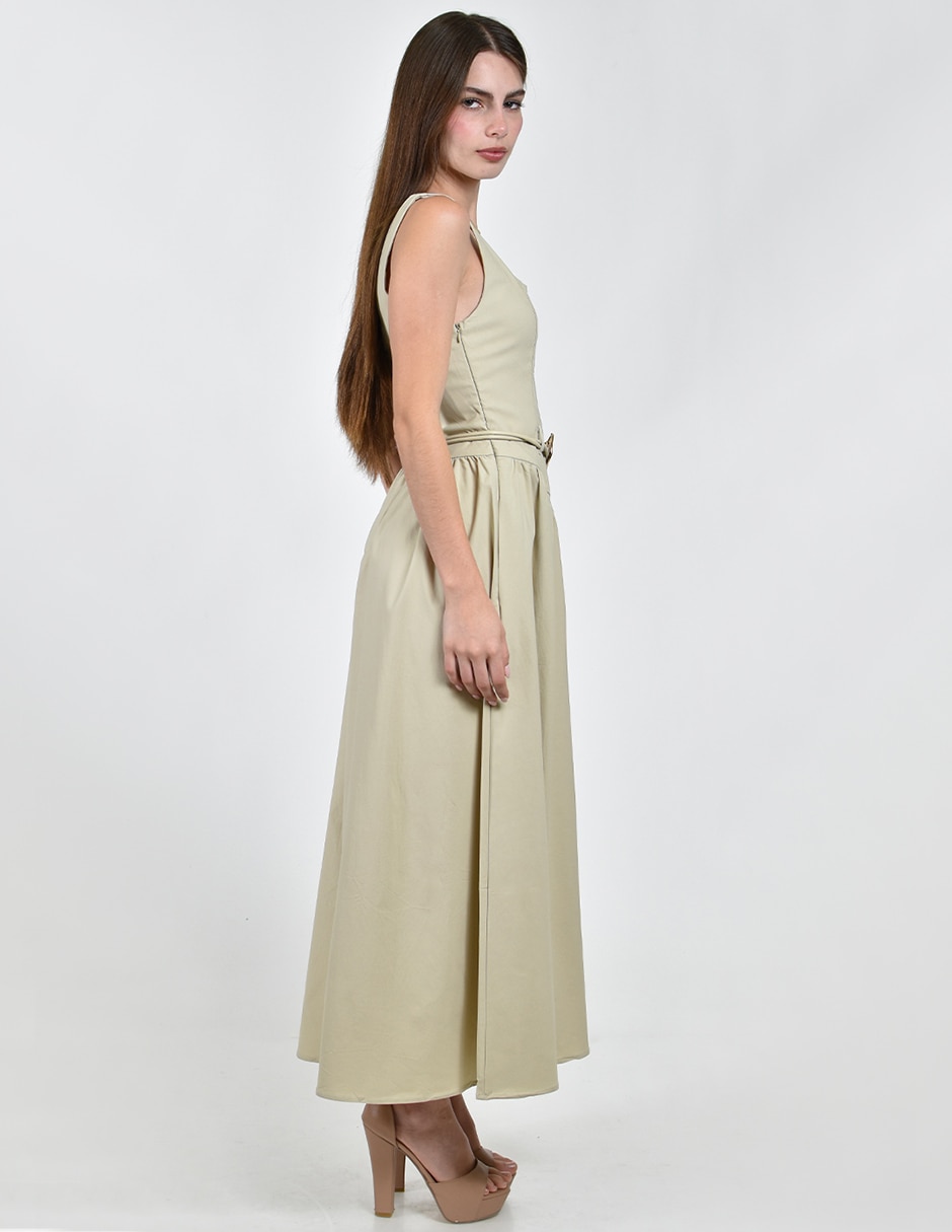Vestido largo casual para mujer 4