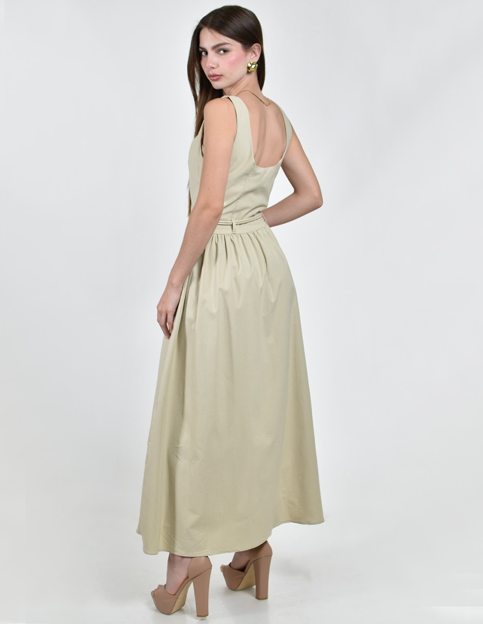 Vestido largo casual para mujer 5