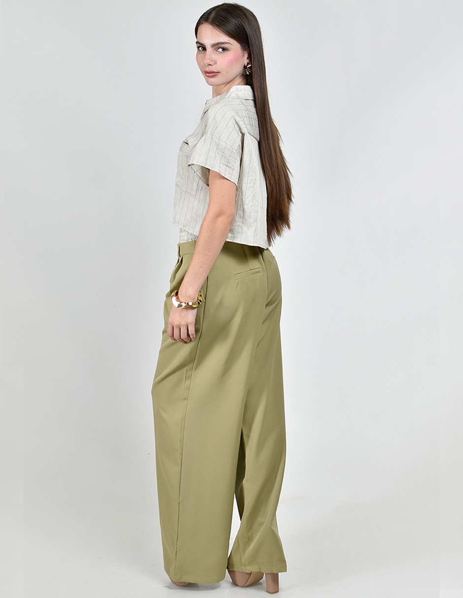 Conjunto de blusa y pants casual para mujer 5