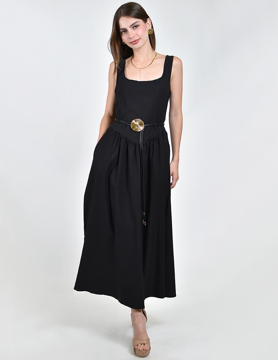 Vestido largo casual para mujer 3