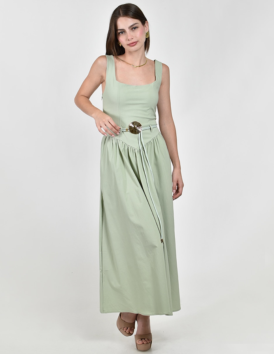 Vestido largo casual para mujer 4