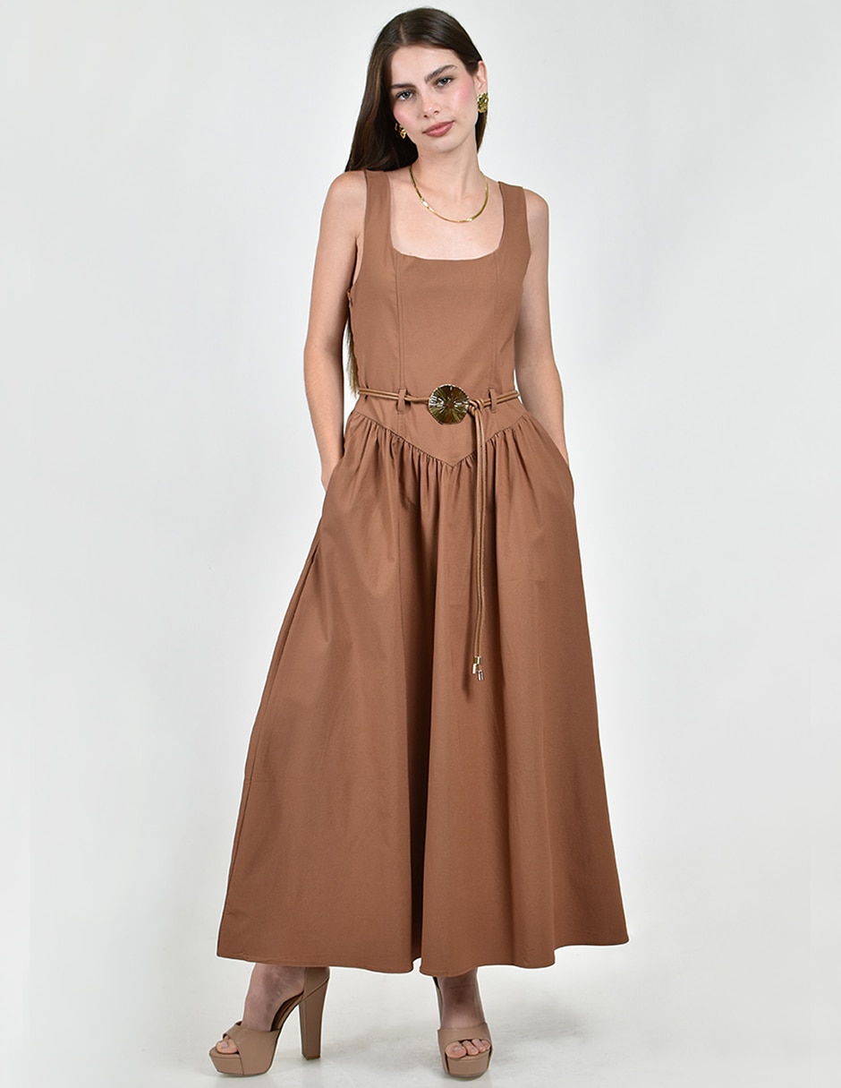 Vestido largo casual para mujer 3
