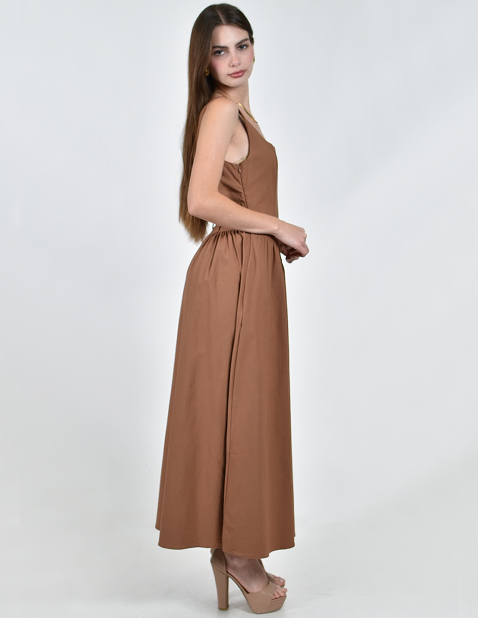 Vestido largo casual para mujer 4