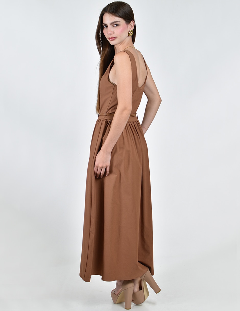 Vestido largo casual para mujer 5