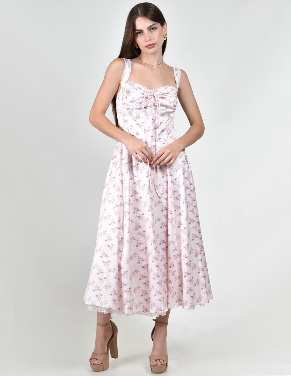 Vestido midi casual para mujer Vestido midi casual para mujer