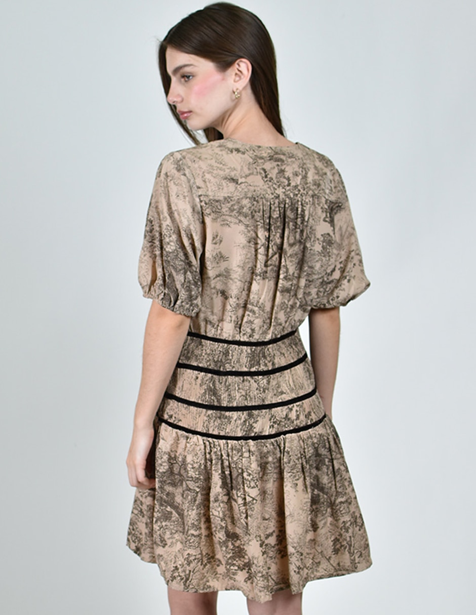Vestido corto casual Roman Fashion para mujer