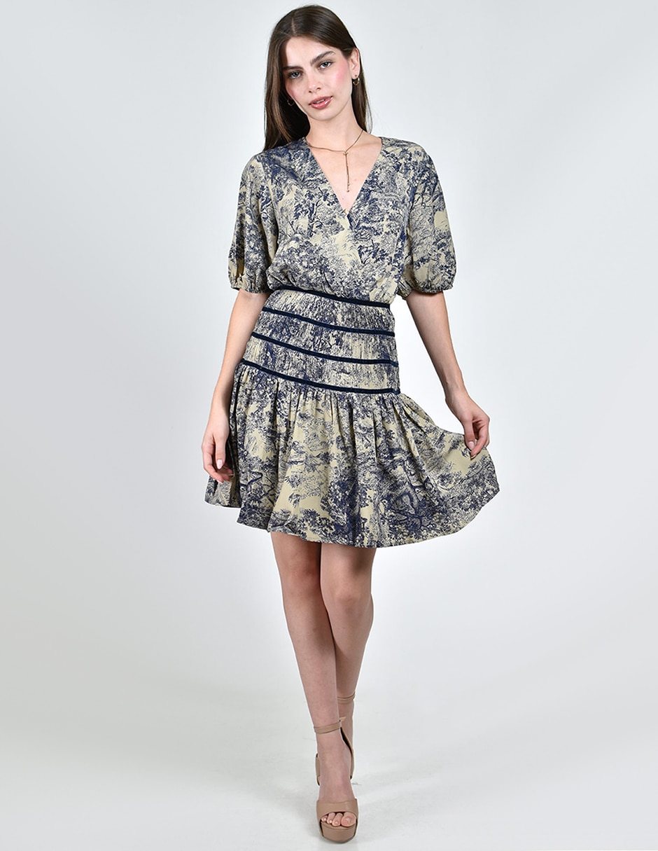 Vestido corto casual Roman Fashion para mujer