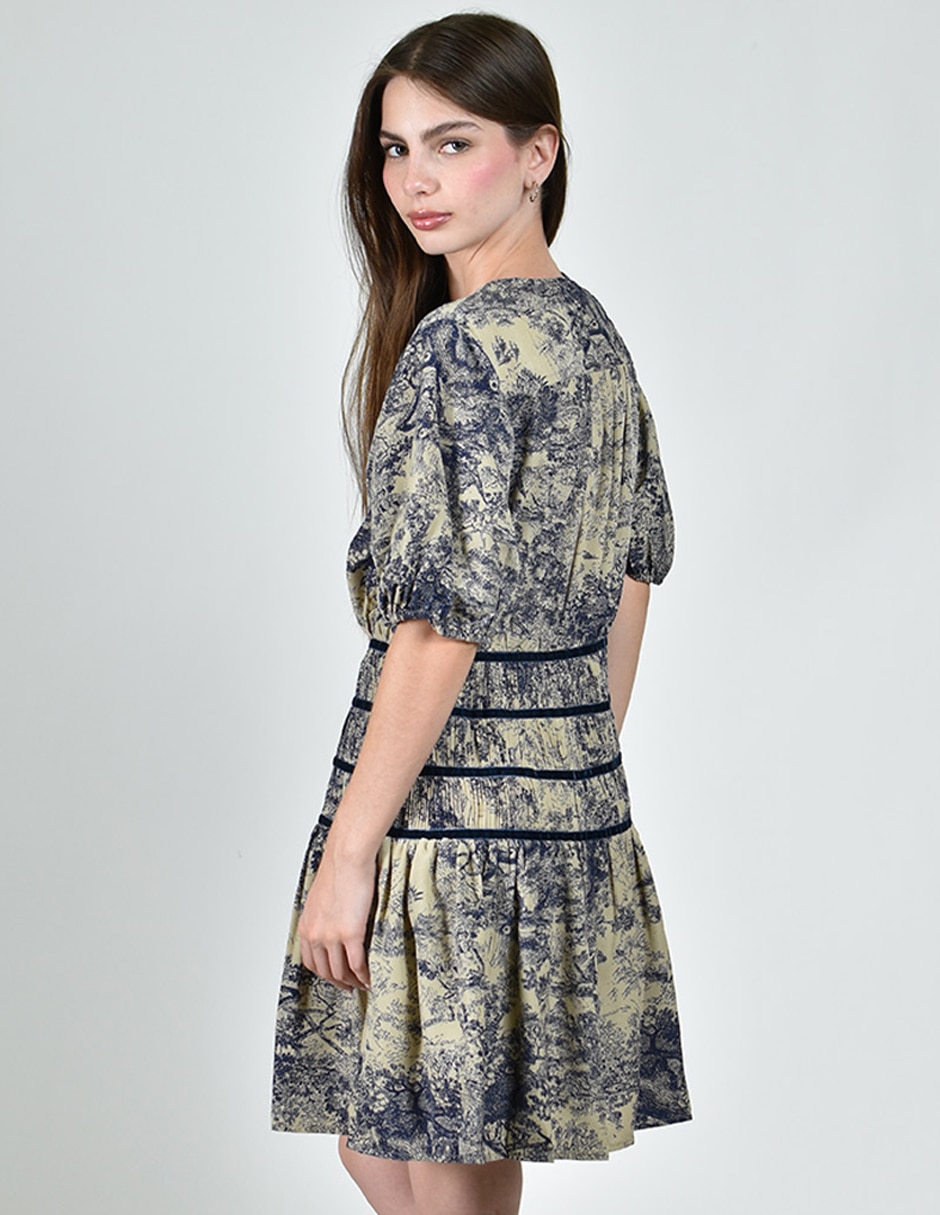 Vestido corto casual Roman Fashion para mujer