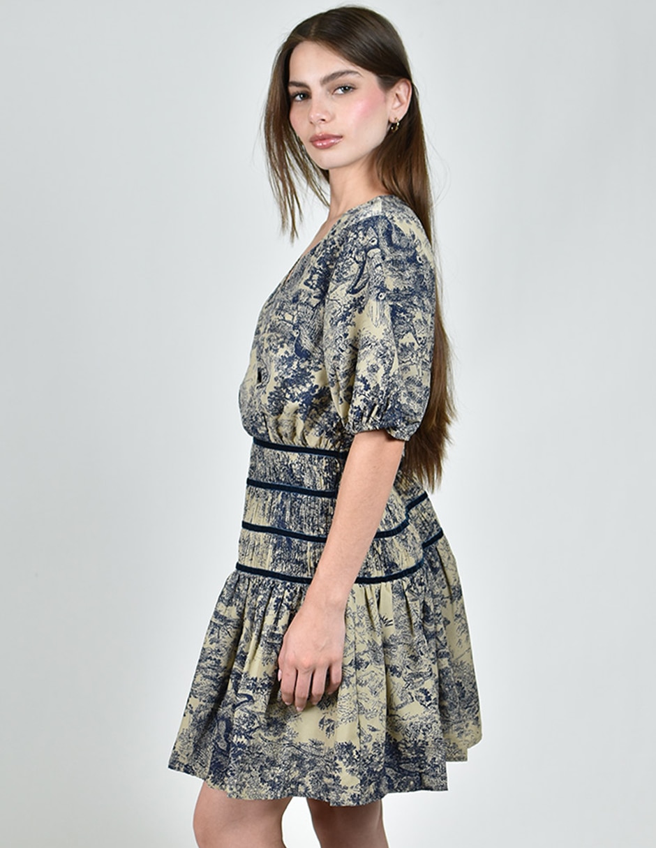 Vestido corto casual Roman Fashion para mujer