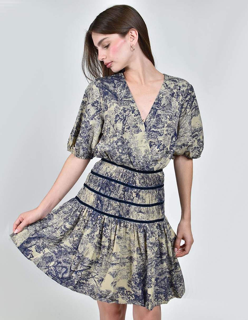 Vestido corto casual Roman Fashion para mujer