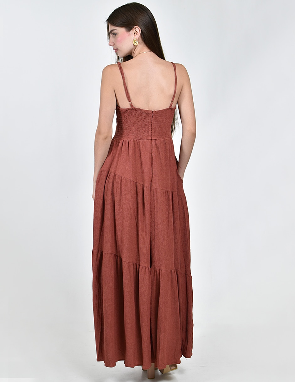 Vestido largo casual para mujer 3