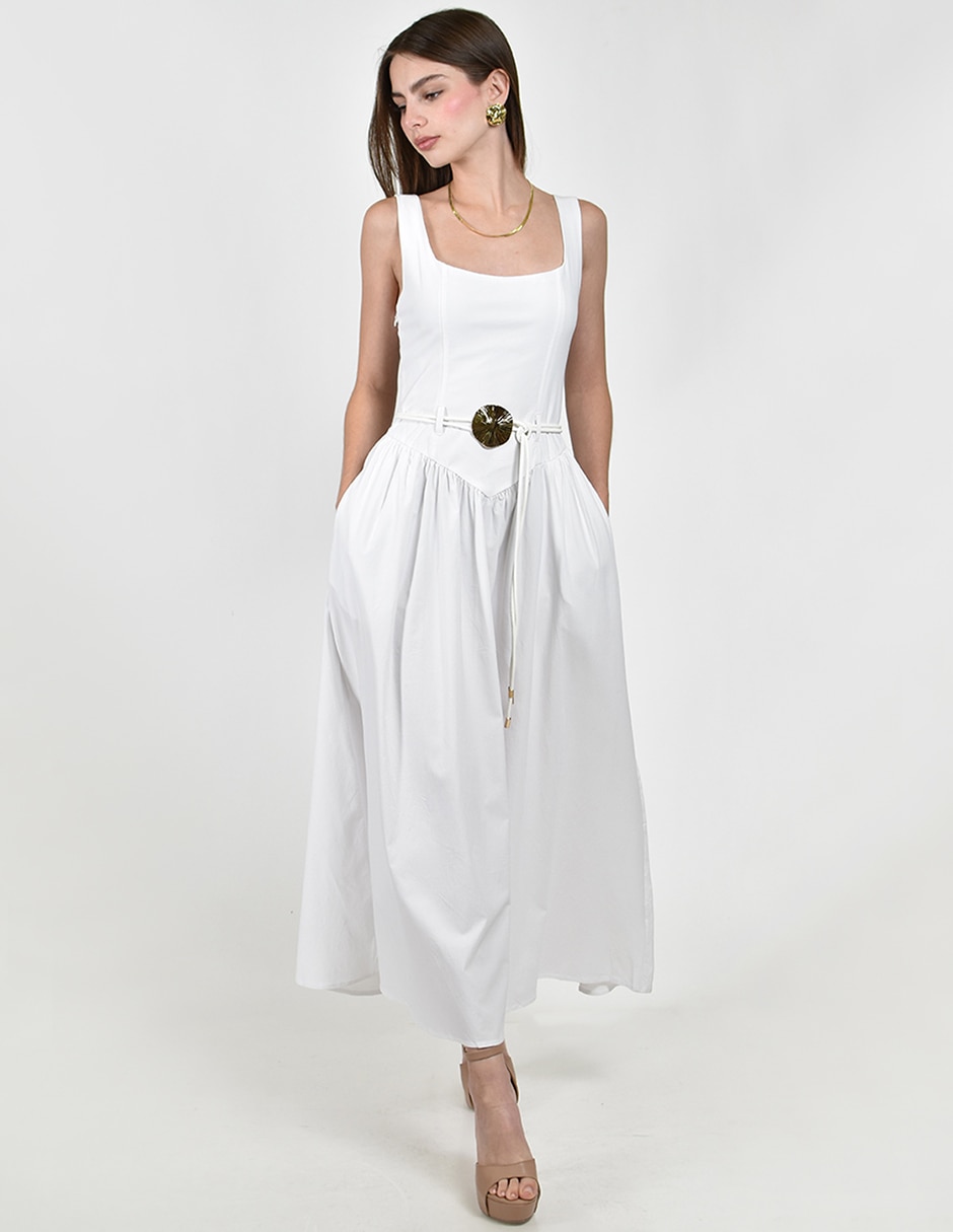 Vestido largo casual para mujer 3