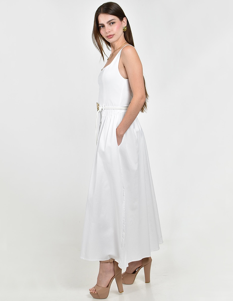 Vestido largo casual para mujer 4