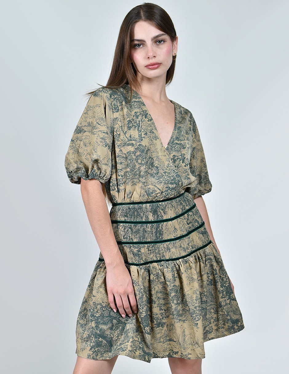 Vestido corto casual para mujer