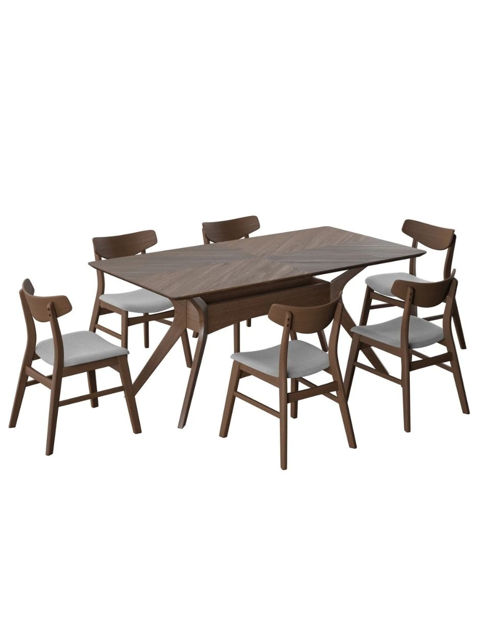 Comedor Dallas para 6 personas