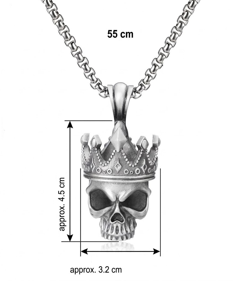 Collar con dije de calavera 2