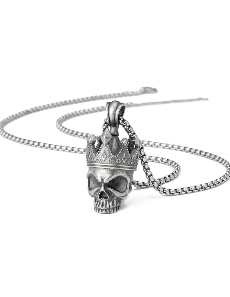 Collar con dije de calavera 3