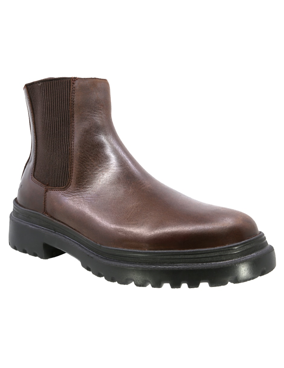 Bota de piel para hombre