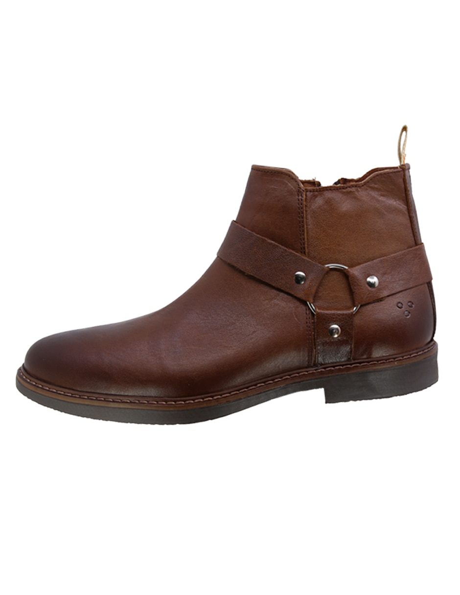 Bota de piel para hombre