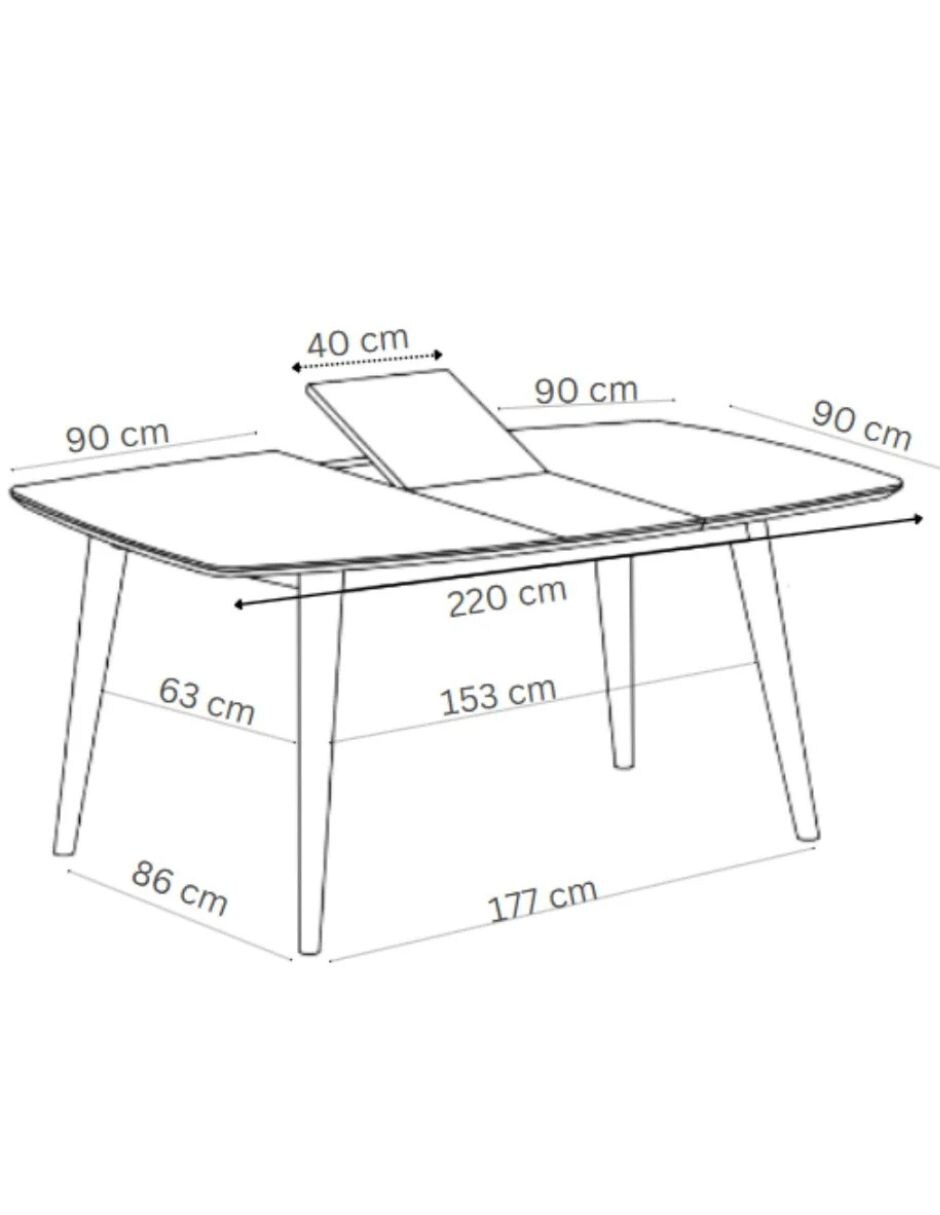 Comedor Montreal para 6 personas 10