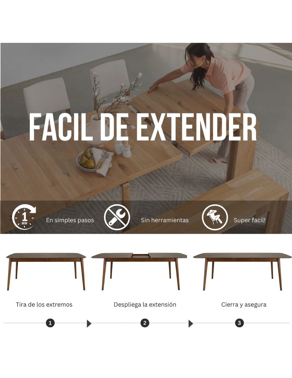 Comedor Montreal para 6 personas