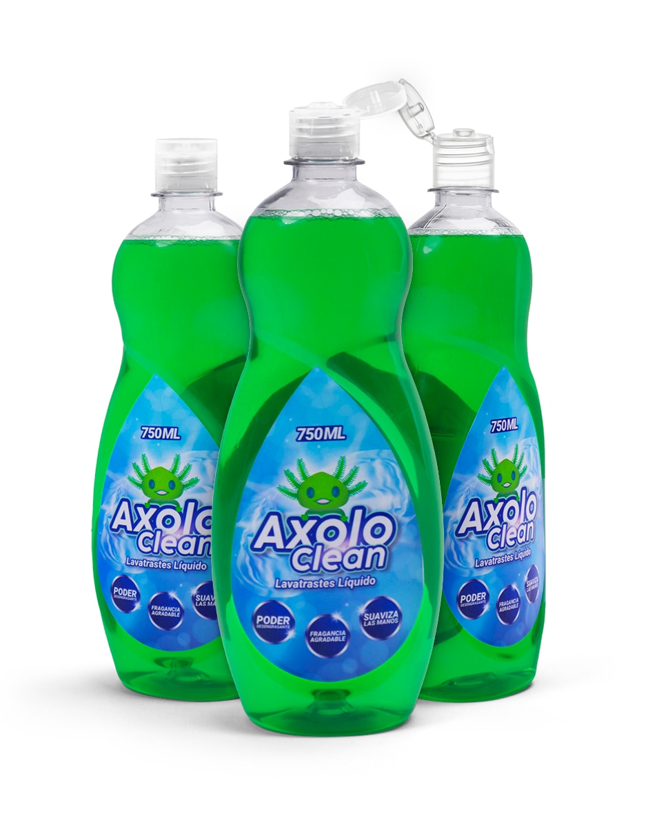 Set jabón para trastes líquido Axolo Clean