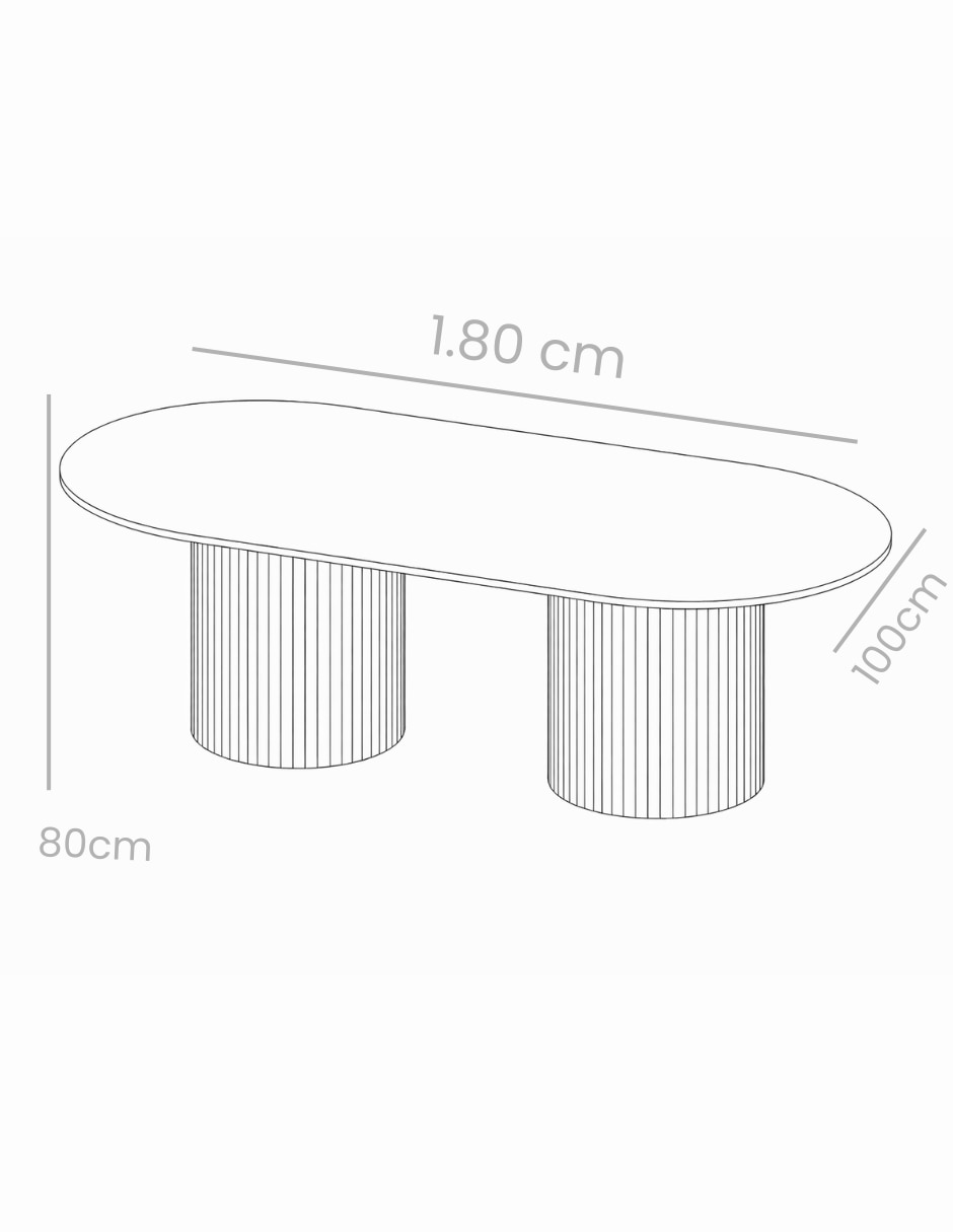Mesa de comedor No COMEDOR de Madera y mármol 7